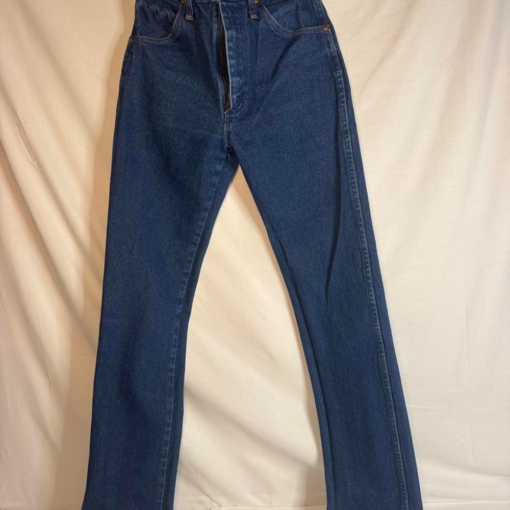 Vintage Wrangler Jeans Women's 3 X 32 High Rise Straight Leg 100% Cotton Western